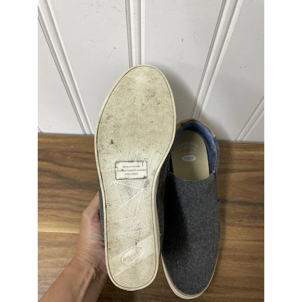 Dr. Scholl's Women's If Only Wool Blend Slip On Wedge‎ Sneaker Size 7 M